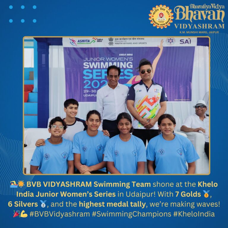 bvb vidyashram swimming team 29 to 30 march 2024