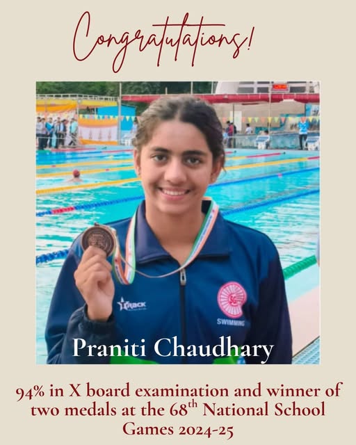 Praniti Chaudhary Achievement 2025