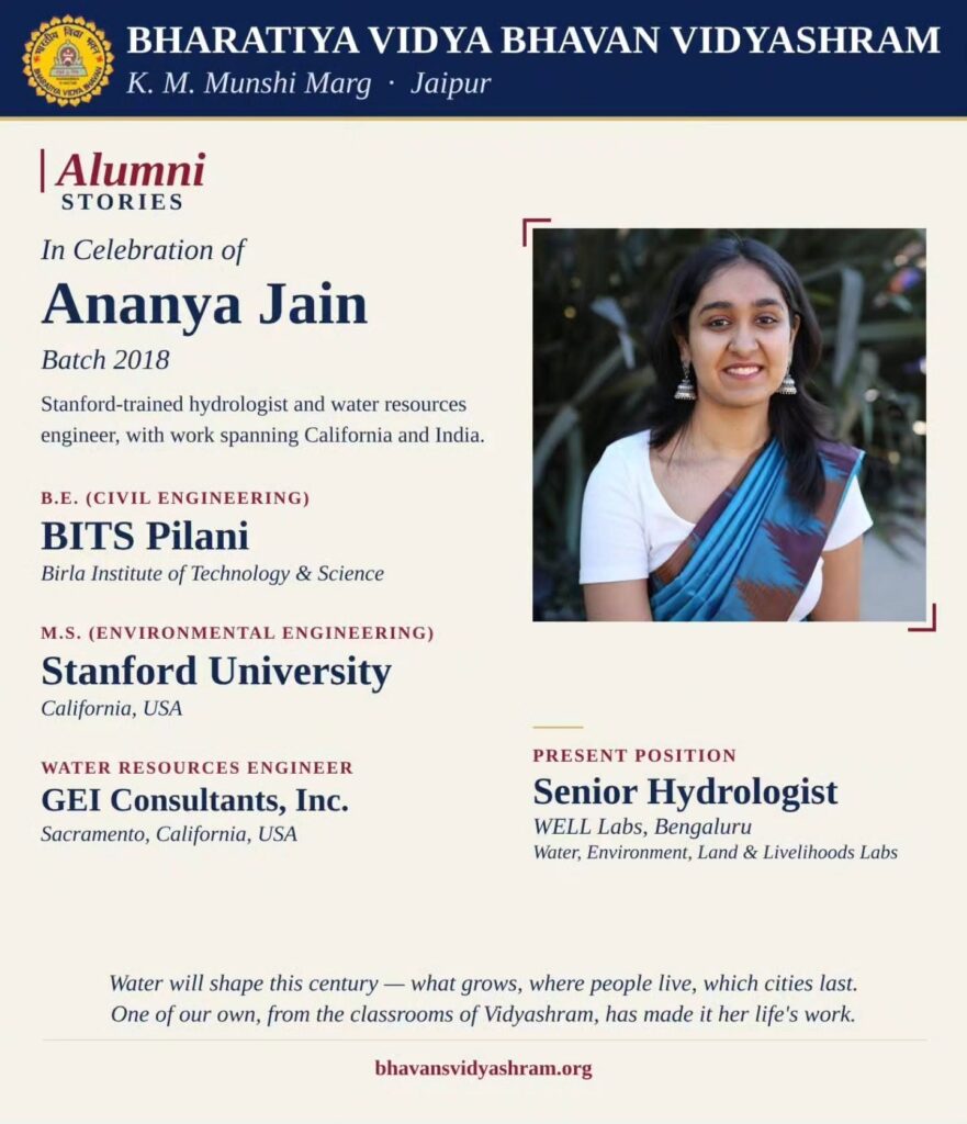 Alimni Ananya Jain Septembr 2026